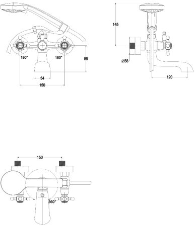 Комплект для ванной Paulmark Essen Es122001+Es321001 