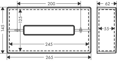 Диспенсер для салфеток Hansgrohe AddStoris 41774000 Хром 
