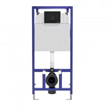 Инсталляция Berges Novum 040225 для унитаза с Черной клавишей смыва 