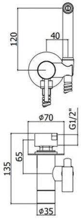 Душевой комплект Paffoni Light KITZCOL636BO110 из душевой системы с гигиеническим душем Белый матовый 