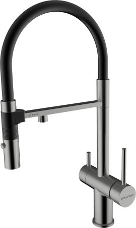 Смеситель Paulmark Magneto Ma213118-B для кухонной мойки, беретта 