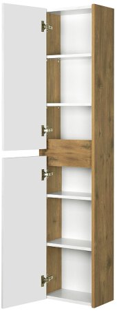 Подвесной шкаф Aquaton Сканди 35 1A255003SDZ90 Белый Дуб рустикальный 