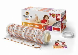 Нагревательный мат для теплого пола "Теплолюкс" TROPIX МНН 80 Вт - 0,5 кв.м.  
