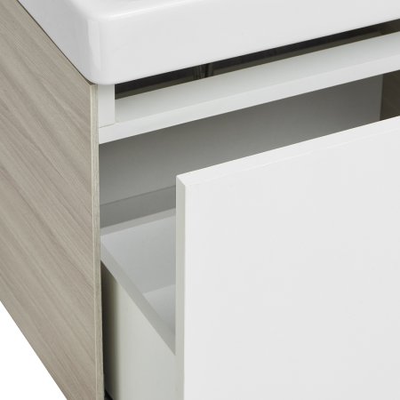 Тумба под раковину Aquaton Асти 70 1A263001AXD70 подвесная Белая глянцевая 