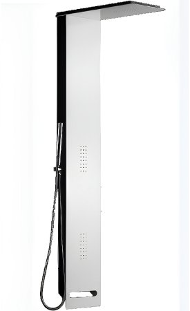 Душевая панель Cerutti SPA Korra W CT9257 с гидромассажем Белая глянцевая 