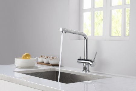 Смеситель Timo Saona 2396/00F для кухонной мойки, хром 