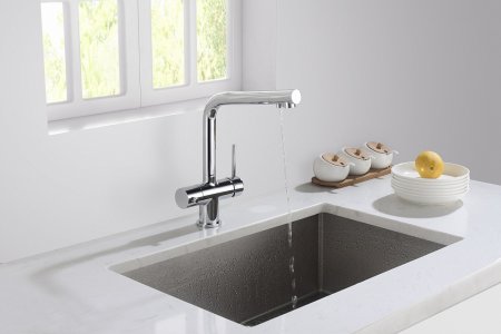 Смеситель Timo Saona 2396/00F для кухонной мойки, хром 