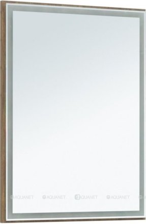 Зеркало Aquanet Nova Lite 60 дуб рустикальный LED 