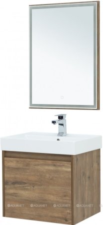 Зеркало Aquanet Nova Lite 60 дуб рустикальный LED 