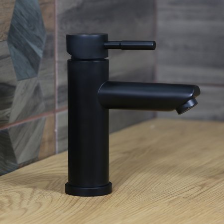 Смеситель для раковины Melana Tondo F610101B Черный 