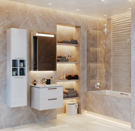 Тумба под раковину Roca Lago 60 857295806 подвесная Белый глянец 