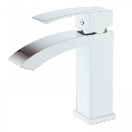 Cмеситель для раковины GANZER GZ44011-F (GZ25011F) WHITE 