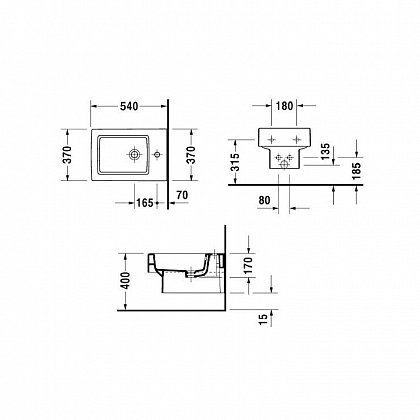 Биде подвесное Duravit Vero 2239150000 