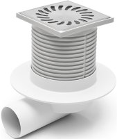 Душевой трап Azario AZ-411 L с решеткой Sun