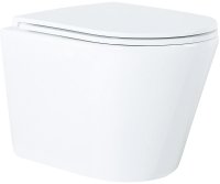 Унитаз Azario Teramo AZ-0053 подвесной Белый с сиденьем Микролифт Унитаз Azario Teramo AZ-0053 подвесной Белый с сиденьем Микролифт