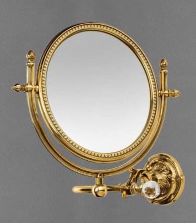 Зеркало увеличительное Art&Max Barocco Crystal AM-2109-Do-Ant-C золото 