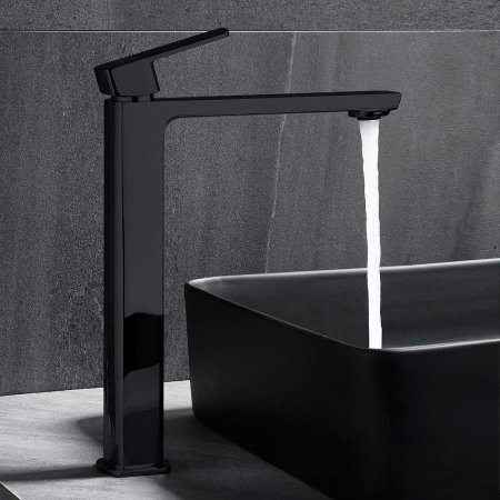 Смеситель для раковины Vincea Next VBF-1N2MB Черный матовый 