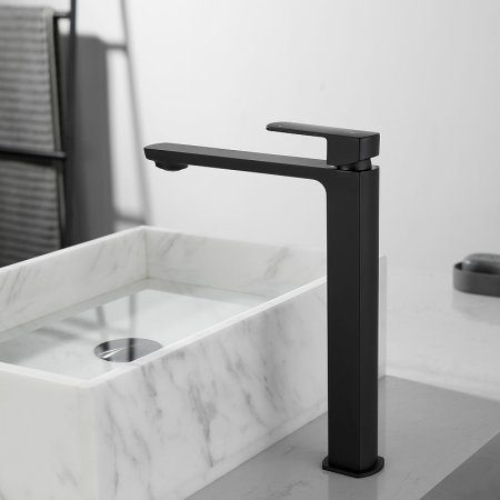 Смеситель для раковины Vincea Next VBF-1N2MB Черный матовый 