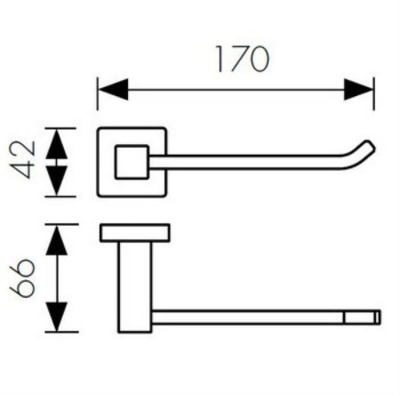 Держатель запасного рулона Kaiser KH-4320 Бронза 
