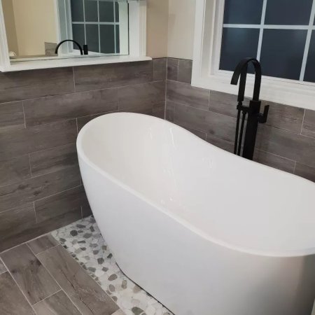 Смеситель Boch mann Resia BM9191 Вlack напольный для отдельностоящей ванны 