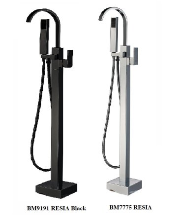 Смеситель Boch mann Resia BM9191 Вlack напольный для отдельностоящей ванны 
