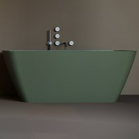 Ванна из искусственного камня Salini Agatha 180х80 100221MRF покраска по RAL полностью матовая