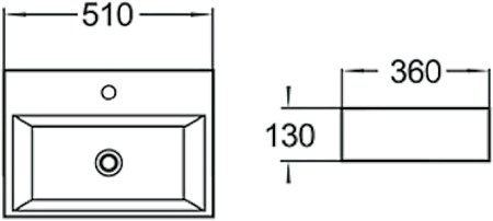 Раковина SantiLine SL-1006 