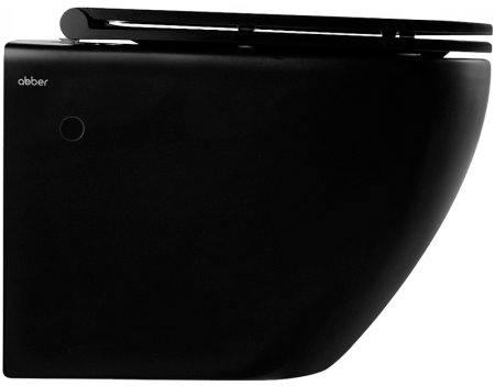 Унитаз Abber Bequem AC1103MB подвесной Черный матовый с сиденьем Микролифт 