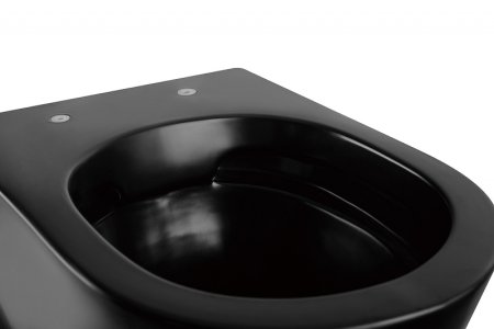 Унитаз Abber Bequem AC1103MB подвесной Черный матовый с сиденьем Микролифт 