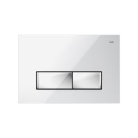 Кнопка смыва Iddis Uniglass UNG02WCi77 002 стекло белый / хром