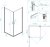 Душевой уголок RGW LE-30 800x800 