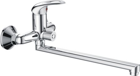 Смеситель для ванны длинный излив HAIBA HB2215-K 