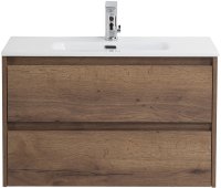 Тумба с раковиной BelBagno KRAFT 39-800/390-2C-SO-RT Rovere Tabacco