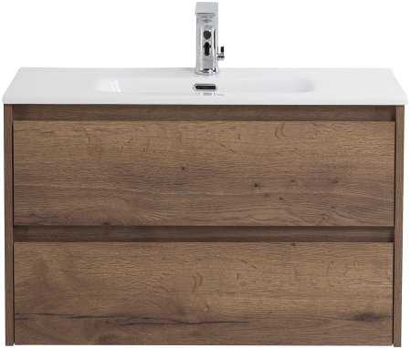 Тумба с раковиной BelBagno KRAFT 39-800/390-2C-SO-RT Rovere Tabacco 