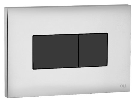 Кнопка смыва OLI Karisma 641019 хром, кнопка черная 