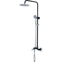 Душевая система Ganzer GZ22065C черный / хром