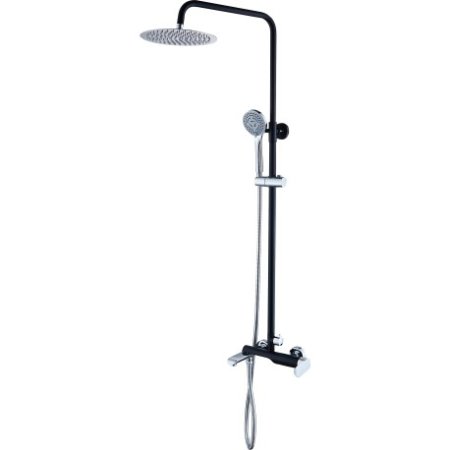 Душевая система Ganzer GZ22065C черный / хром 