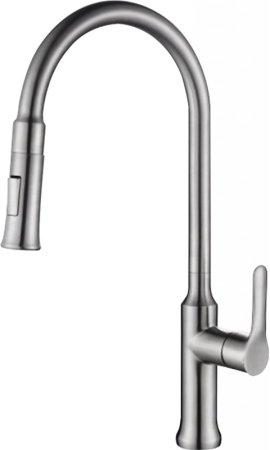 Смеситель для кухни BelBagno BB-LAM38-IN Нержавеющая сталь 