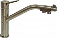 Смеситель для кухонной мойки Zorg Sanitary ZR 401 KF nickel