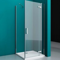 Душевой уголок BelBagno Kraft 120х90 KRAFT-AH-12-120/90-C-Cr-R профиль Хром стекло прозрачное