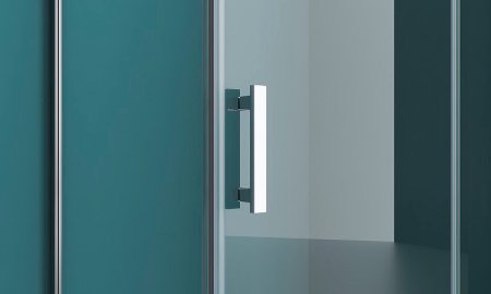 Душевой уголок BelBagno Kraft 120х90 KRAFT-AH-12-120/90-C-Cr-R профиль Хром стекло прозрачное 