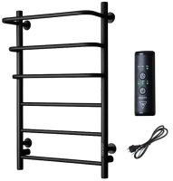 Полотенцесушитель электрический (лесенка) Тругор Пэк сп 19 80х50 см, черный