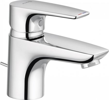 Смеситель Kludi Pure&Solid 343850575 для раковины, с донным клапаном 