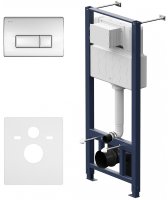 Инсталляция AM.PM Pro I012704.8051 для подвесного унитаза с клавишей смыва Хром Инсталляция AM.PM Pro I012704.8051 для подвесного унитаза с клавишей смыва Хром