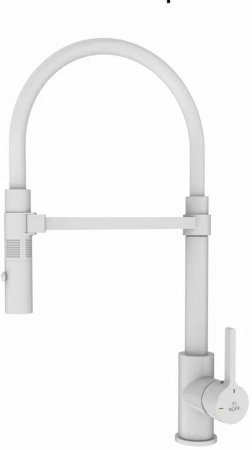 Смеситель для кухни Rose R133C, белый 