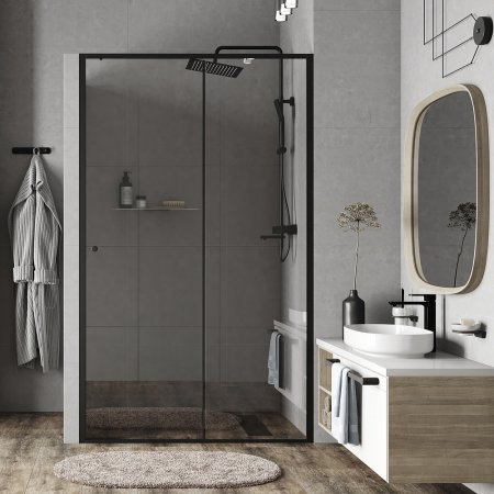 Душевая дверь в нишу WasserKRAFT Dill 61S12, стекло 