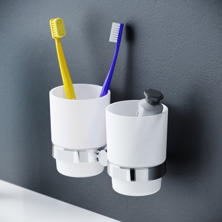 Стакан для зубных щеток AM.PM Sense L A74343400 Хром 