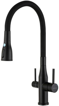 Смеситель для кухни Gappo G4399-66 Черный матовый 