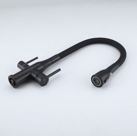 Смеситель для кухни Gappo G4399-66 Черный матовый 