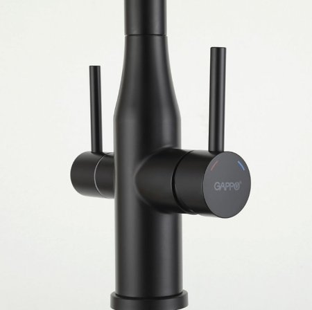Смеситель для кухни Gappo G4399-66 Черный матовый 